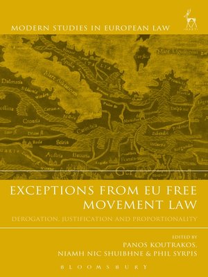cover image of Exceptions from EU Free Movement Law